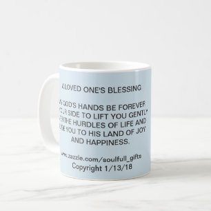 11 Unze. KAFFEE-TASSE mit "GELIEBT IRGENDJEMANDES Kaffeetasse