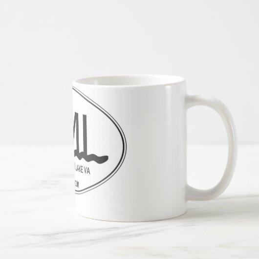 11 Unze-Keramik-Kaffee-Tassen-Smith-Mountainsee VA Kaffeetasse (Rechts)