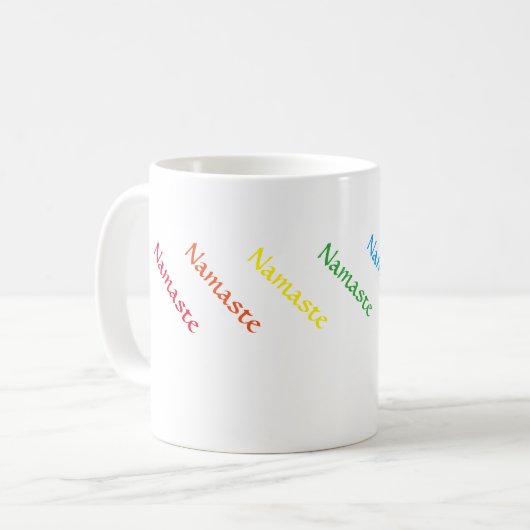 11 Unze. Namaste Tasse (Vorderseite Links)