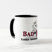 11 Unze. Schlechtes JuJu Schwarzes. Wecker-Tasse Tasse (Vorderseite Links)