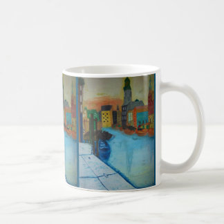 11 Unze-Tasse mit feine Kunst-Dekor-Hamburg-Flotte Kaffeetasse