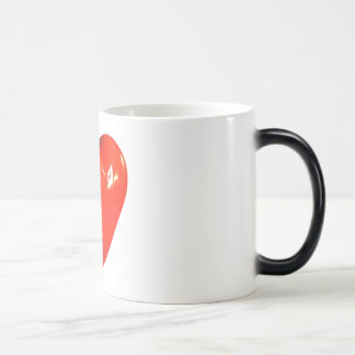 11 Unze - Verwandelnde "Herz-" Tasse