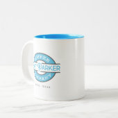 11 Unze. Vintages Artlogo der Kaffeetasse (Vorderseite Links)