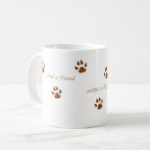 11-Unze-weiße Tasse, die Oscar kennzeichnet Kaffeetasse (Vorderseite Links)