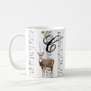 11 Unzen Kaffeetasse Reh Ricke Bock Wald Jagd