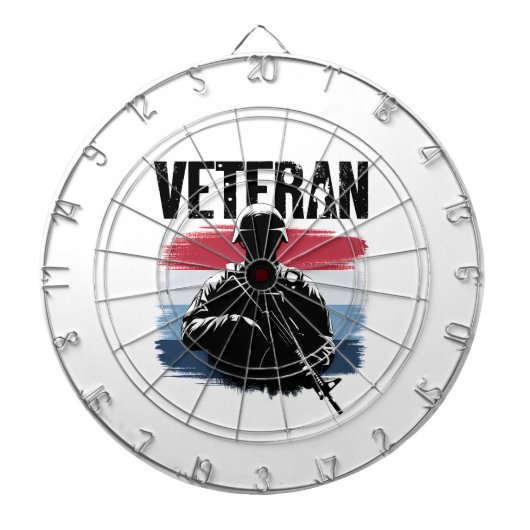 #11 Veteranen-Dart-Scheibe Dartscheibe (vorne)