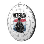 #11 Veteranen-Dart-Scheibe Dartscheibe (Vorderseite rechts)