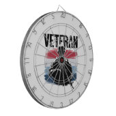 #11 Veteranen-Dart-Scheibe Dartscheibe (Vorderseite Links)