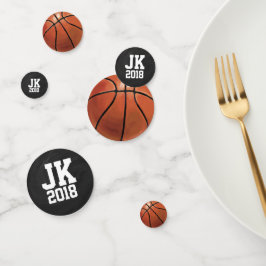 11 von 12 Personalisierten Basketballpunkten Konfetti