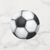 11 von 12 Personalisierten Fußballfeldern Konfetti (Klein Vorderseite)