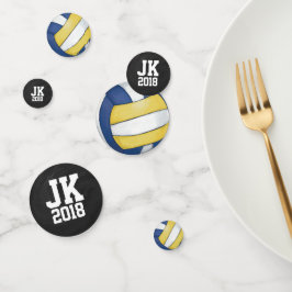 11 von 12 Personalisierten Volleyballpunkten Konfetti