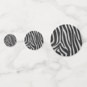 11 von 12 Personalisierten Zebradots Konfetti (Vorderseiten)