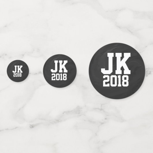 11 von 12 Personalisierten Zebradots Konfetti (Rückseiten)