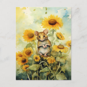 11 von 17 Sunflower Garden Miceville Postkarte
