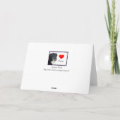 11 Welpen in Folge "sagen Käse-" - Gruß-Karte Karte (Rückseite)