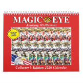 11" wide 2026 USA Magic Eye Calendar Kalender (Titelbild)