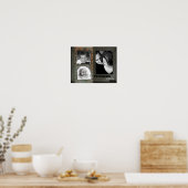 11"x14" 3 Steckverbinder-Montage-Blade Poster (Küche)