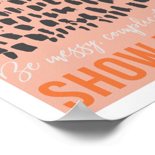 11"x14" Art Print auf beliebig anzeigen Poster (Ecke)