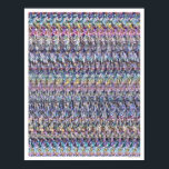 11"x14" "Night-Mare" 3D-Poster von Magic Eye® Poster<br><div class="desc">Drei schöne Pferde (Stuten) werden in 3D aus dem Nachthimmel und Sternen hervorgehen,  wenn Sie dieses Poster mit unseren Magic Eye 3D-Betrachtungstechniken sehen! Hier können Sie sehen,  was in 3D verborgen ist: magiceyebooks.com/zazzle</div>