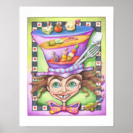 11"X14" POSTER - DER MAD HATTER (Vorne)