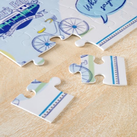 11 X14 Puzzle (252 Stück) " ABC's of Hope Town (Seite)