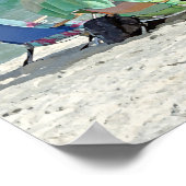 11 x 14 Gemälde, die am Strand entspannen Poster (Ecke)