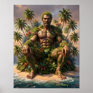 11 x 14 Herunterladbarer Mann 'Der Unbeugsame' Poster