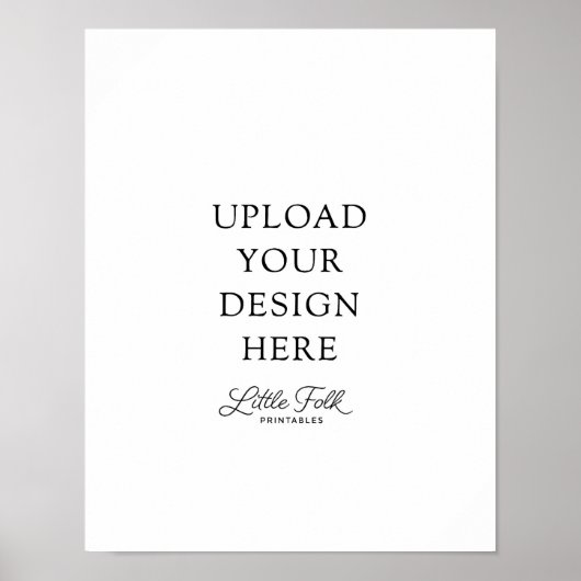 11 x 14" Poster (Vorne)