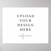 11" x 14" Poster - Landschaft (Vorne)