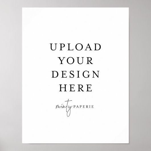 11" x 14" Poster - Portrait (Vorne)