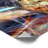 11" x 8,5" Hochglanzposter von "Dreams of Egypt" Poster (Ecke)