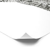 11 x 8,5 Illustrierte Elefantenkunst Fotodruck (Ecke)