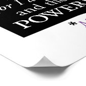 11" x 8,5", Mary Shelley Quote Poster (Matte) (Ecke)