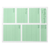 11" x 8,5" Notepad - 40 Seiten Notizblock (Vorderseite)