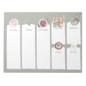 11" x 8,5" Notepad - 40 Seiten Notizblock (Vorderseite)