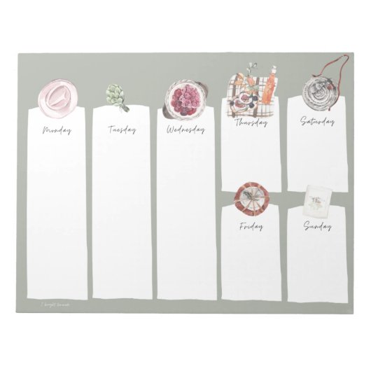 11" x 8,5" Notepad - 40 Seiten Notizblock (Vorderseite)