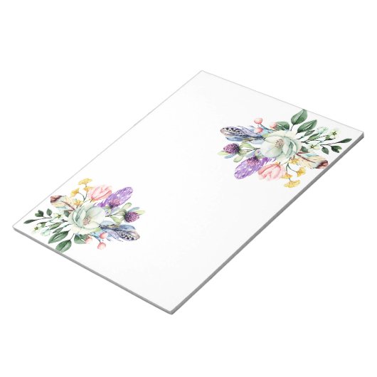 11" x 8,5" Notepad - 40 Seiten Notizblock (angewinkelt)