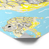 11" x 8,5", Value Poster Paper (Matte)Sea Turtles (Ecke)
