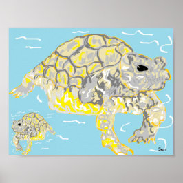 11" x 8,5", Value Poster Paper (Matte)Sea Turtles
