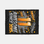 11 Year Old For Boys 11th Birthday Boy 11 Year Old Fleecedecke (Vorderseite (Horizontal))