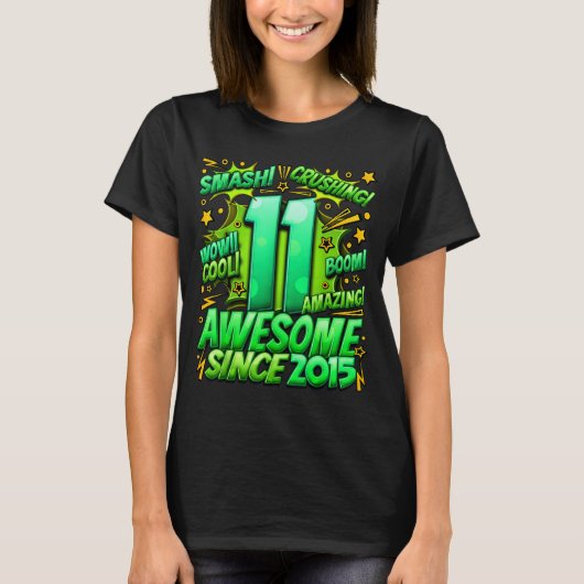 11 Year Old For Boys 11th Birthday Boy 11 Year Old T-Shirt (Vorderseite)