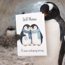 11 Years still mates aath anniversary Karte