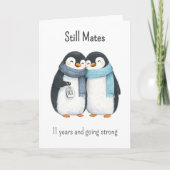 11 Years still mates aath anniversary Karte (Vorderseite)