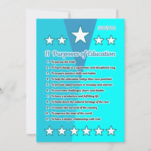 11 Zweck der Bildung (Vorderseite)