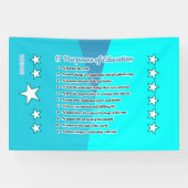 11 Zweck der Bildung Banner (Horizontal)