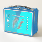 11 Zweck der Bildung Metall Brotdose (Vorderseite)