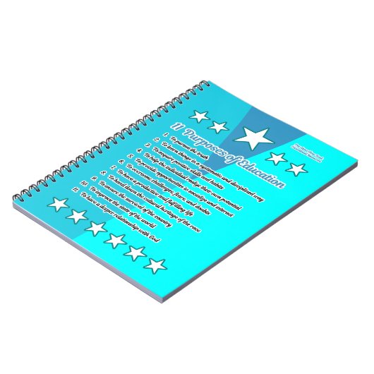 11 Zweck der Bildung Notizblock (Linke Seite)