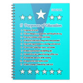 11 Zweck der Bildung Notizblock (Vorderseite)