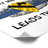 11B 1st Cavalry Division Poster (Ecke)