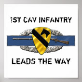 11B 1st Cavalry Division Poster (Vorne)